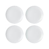 MIKASA Chalk 4pc Porcelain Side Plate Set, 21cm, Gift Boxed