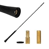 HEYNER Car Radio Aerial Antenna AM/FM Bee Sting Roof Mast M 40cm Black Fits LDV Cub