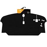 FSW - Tailored Mats - Fits CLASSIC VW 1972-1979 TYPE 2 BAY WINDOW RHD - Black Carpet - Anti Slip Mat - Non Slip Car Floor Mat, Fitted With Granulated Backing, Black Cloth Binding - 1 Pc Floor Mat