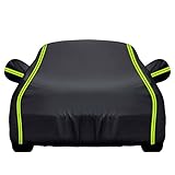 Outdoor Car Cover for Fiat 780,Outdoor Full Car Cover All Weather with Door Zipper for Waterproof Windproof Sun Rain Snow Protection
