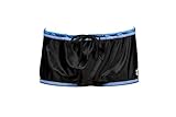 Arena Men's Reversible Swim Shorts Drag Suit Trunks, Black/Royal, 22