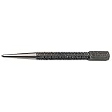 Draper 3 x 100mm Centre Punch | 3mm Tip Diameter | Knurled Body Tool | Carbon Steel Marking Tools | Polished Ends | 84464