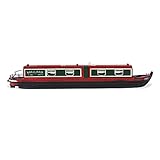 Detailed 20 cm long WOODEN MALLARD MODEL CANAL NARROWBOAT BARGE MODEL | canal boat gifts | narrowboat gifts | Fully assembled model canal boat | Ragdoll | Holiday cruiser | Suitable for OO Gauge