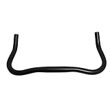 UPANBIKE 25.4mm 37cm Bullhorn Riser Bar for Fixed Gear Bike Bicycle Alloy Handlebar Black