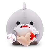 Snackles 14-inch Non-Licensed Series 1 Plush (FINN) by ZURU, Soft Doll and Cuddly Pillow Toy with Snack Accessory