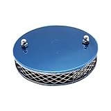 1 PC Pancake Type Chrome Air Filter Compatible with SU HS4 1 1/4" Inch Carburettor HS4/HIF4 CARBS