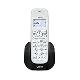 VTech CS1500 DECT Cordless Phone with Call Block, 1 Handset, Landline House Phones, White, Caller ID/Call Waiting, Redial, Handsfree, illuminated Display and Keypad