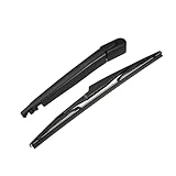 Partuto Rear Windshield Wiper Blade Arm Set - for Hyundai Santa Fe DM 2013-2017 Plastic Rubber Black - 1 Set