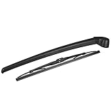 X AUTOHAUX Rear Windscreen Wiper Blade Arm Set Replacement for Audi A3 03-13
