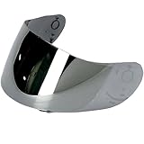 Motorcycle Windshield Wind Deflector Motorcycle Helmet Visor Lens for AG&V S4 Q3 for Da&ys&ta&r for Mi&ra&ge for Ev&o for Gh&os&t for St&ea<&h Heightened Windshield Spoiler(Silver)