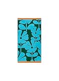 Orla Kiely Bathroom Towel Wildflower Blue Lagoon - Hand Towel, 50x90cm