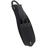 SCUBAPRO Jet Diving Fin with Spring Heel Strap (Black, Extra Large)