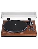 Teac TN-280BT-A3 Turntable with Bluetooth output (aluminium platter, belt drive, MM phono preamp, high-density MDF cabinet) Walnut Brown
