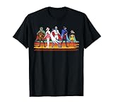 Battle of the planets vintage style brush Stripe T-Shirt