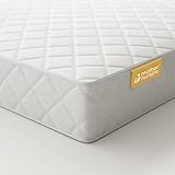 Mother Nurture Waterproof Classic Spring Cot Bed Mattress, White, 140 x 70 x 10cm (With Spare Cover)