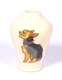 Moorcroft Yorkshire Terrier Dog Miniature 576/2 2" Vase RRP £89.00 1st