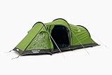 Vango Venture 250 Tunnel Tent [Amazon Exclusive] Separate Bedroom and Large Porch Living Area, Treetops Green