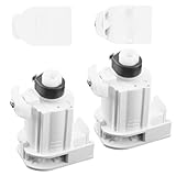 CVMGO 2 Pcs 3-1 Geared Roman Blind Sidewinder Chain Mechanism, White Pulley End Control Unit Replacement Part for Hillarys Other Roman Blinds Track Heavy Duty Spare Parts Repair Accessories