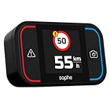 Saphe Drive Pro Speed Camera Detector with Colour Display, CarPlay and Android Auto Compatible, Detects Upcoming Speed Cameras and Hazards, Requires Additional Subscription