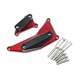 Crash Bar For BMW S1000R S1000RR S1000XR 2014-2017 HP4 Motorcycle Engine Stator Cover Guard Crash Pad Slider Protector S 1000 For R/RR/XR Motorcycle Engine Guard(Red)