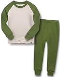 Vaenait Kids Toddler Long Sleeve Modal Sleepwear Pajamas 2pcs Set Modalraglan Olive M