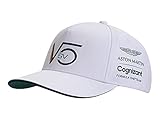 Aston Martin F1 Cognizant Official Vettel Driver Lifestyle SV Cap, white/green, One Size (AMC21HEA39-VM)