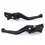for GILERA Runner 200 2003-2008 for Runner 125 1997-2002 Motorcycle Accessories Short Brake Clutch Levers Motorcycle Clutch Drum Brake Lever Handle(Black)