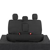UK Custom Covers To Fit Mitsubishi L200 (2015 Onwards) Rear Seat Covers Tailored Waterproof Black - SC206B