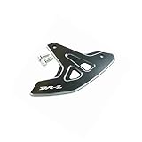 HUISI Motorcycle DRZ LOGO CNC Rear Brake Disc Caliper Guard Cover Protector Fit For Suzuki DRZ400 DRZ400S DRZ400E DRZ 400 DR Z 400S 400E (Size : TypeB-Black)