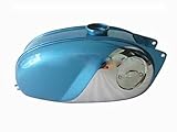 AEspares BSA Bantam D7 D10 D10 D14 D175 Bushman Chrome & Blue Petrol Tank