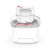 Cuisinart Solo Scoops Ice Cream Maker | Homemade Gelato & Ice cream machine in 25 Mins | Sorbet Maker | Frozen Yogurt Maker | Compact, space saving | 475ml churning bowl | ICEM10