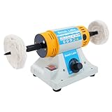 Donened - Bench Polisher, 320W Adjustable Speed Polishing Machine, 800-10000RPM Mini Bench Grinder Polisher, for Grinding and Polishin