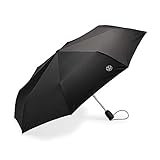 Volkswagen 000087602P Pocket Umbrella Black with VW Logo