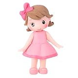 Adorable Princess Girl Figurines - Birthday Cake Topper - Unique Doll Model - for Girls Birthday - Baby Shower - and Bridal Shower - Fairy Garden Dollhouse Ornament Collection