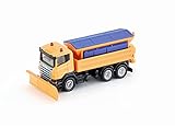 siku 1898, Winter Service Vehicle, 1:87, Metal,Plastic, Orange,Blue, Movable snow plough