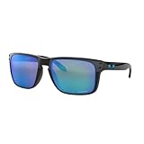 Oakley Men'S Mod. 9417 Sun Holbrook Xl 941703 59 Rectangular Polarized Sunglasses 59, Polished Black/Prizmsapphire