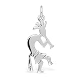 WithLoveSilver Sterling Silver Kokopelli Southwestern Pendant