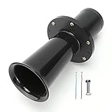 Air Horn, 110DB 12V Loud Antique Klaxon Universal Classic Vintage Style for Cars Motorcycles Boats (Black)