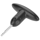 Golf Driver Wrench,Hex Key Club Angle Adjuster with Ergonomic Handle,High-Hardness S2 Material Golf Driver Torque Wrench,Multi-Functional Tool for Driver Head & Shaft Adjustments Repair Kit,Black