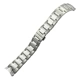 WTNZBAEM 316L Solid Stainless Steel Watchband Compatible With Tissot V8 Series T106.417 .407 Waterproof Metal Watch Strap Tool