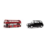 Corgi GS89202 Best of British New Routemaster For London Model & GS85924 LTI Best of British Taxi, Black