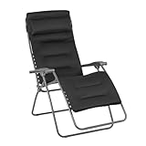 Lafuma Mobilier Adjustable RSXA Clip Zero Gravity Relaxation Chair, with Steel tubing, Air Comfort, Standard, Garden Recliner Chair Ideal for the terrace, or swimming pool - Acier