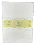Baby Flat Sheets x 2 Flannelette Moses Basket pram Crib White