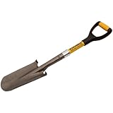 Roughneck Micro Drainage Shovel, Heavy-Duty Blade, Compact Design for Digging Narrow, Deep Trenches & Holes in Confined Spaces – 740mm (29”)