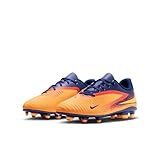 Nike Boys Jr Phantom 6 Low Club Fg/Mg Eh Football Shoe, Laser Orange Lemon Venom Blue, 13.5 UK
