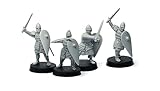 Brother Vinni Italo-Norman Crusaders, 28 mm Resin Miniatures for Tabletop Wargaming