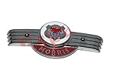 AEspares Reproduced Rare to Find Plastic Chrome Plated Morris Minor Bonnet Badge