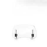 KAOUQWR Motorcycle Windshield for Peugeot Satelis 250 2006-2010,Motorcycle Screen Extension,Modified and Heightened Windshield Extension To Enhances Wind Protection and Comfort,High-200 * 156MM-B