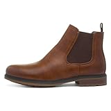 Beckett Mens Tan Chelsea Pull On Boot - Size 10 UK - Brown