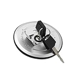 Hihaha 1 Set Motorcycle Gas Tank Cover Tank Cap with Keys for Honda Durable Material